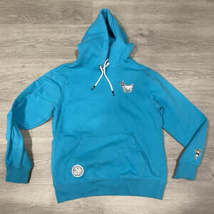 GOAT USA Hoodie Sweatshirt YOUTH Teal Blue Hooded X-small